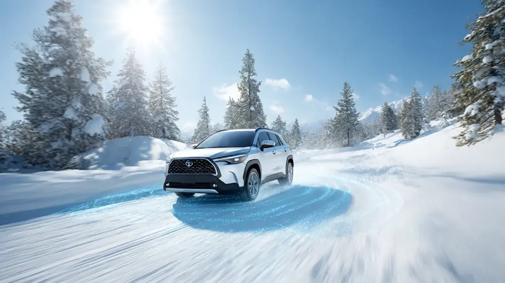 カローラクロスの雪道でも安心の中古「4WD」