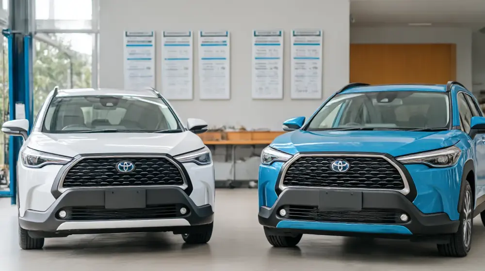 カローラクロスとヤリスクロスの車検代や保険料はどちらが安いか