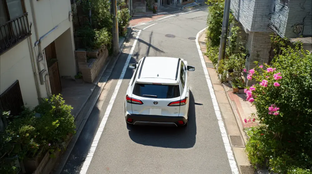 カローラクロスのサイズが大きく運転しづらいと感じる場面